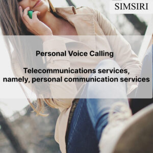 Personal Voice Calling - Telecommunications services, namely, personal communication services